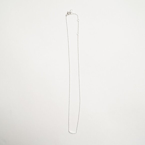 Gorjana Jewelry - Gorjana Dainty Silver Tone Rhinestone Necklace